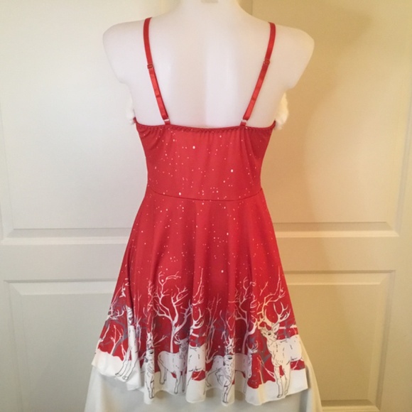 NWT Avidlove Christmas Babydoll Lingerie Size Large - Picture 3 of 8